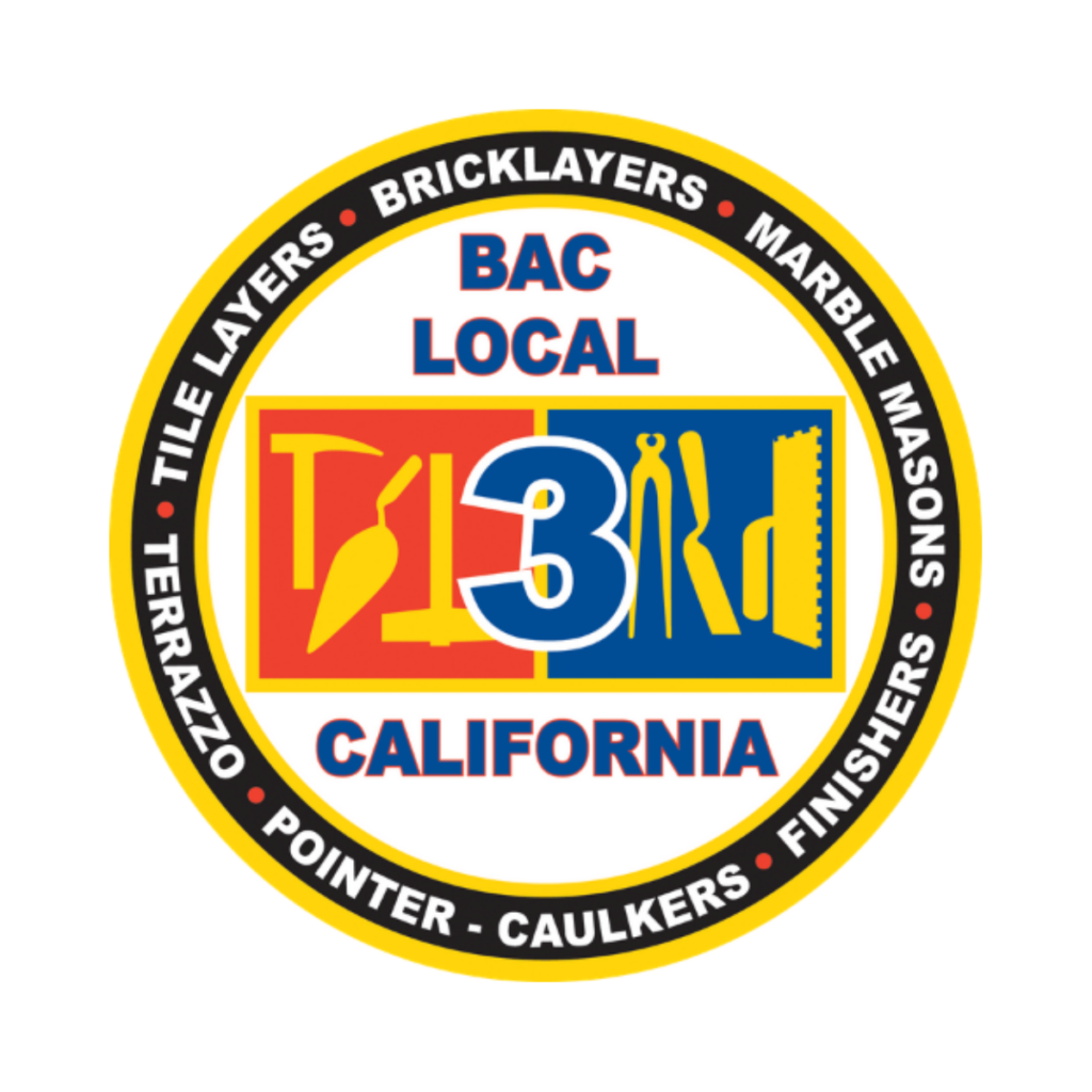 Logo of BAC Local 3rd California for construction trades.